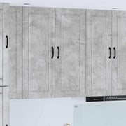 Køkkenskab med hylde Beton Grå 40 x 31 x 100 cm Konstrueret træ