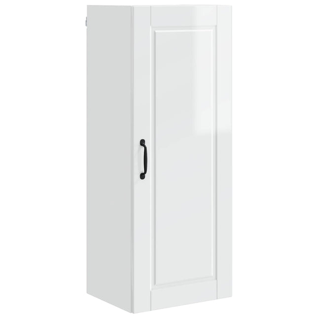 Vægskab PORTO Høj gloss hvid 40 x 31 x 100 cm Konstrueret træ
