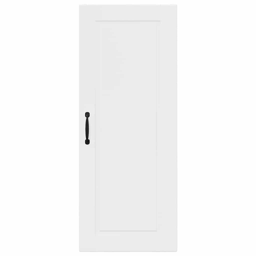 Vægskab til køkken med hylde Høj gloss hvid 40 x 31 x 100 cm