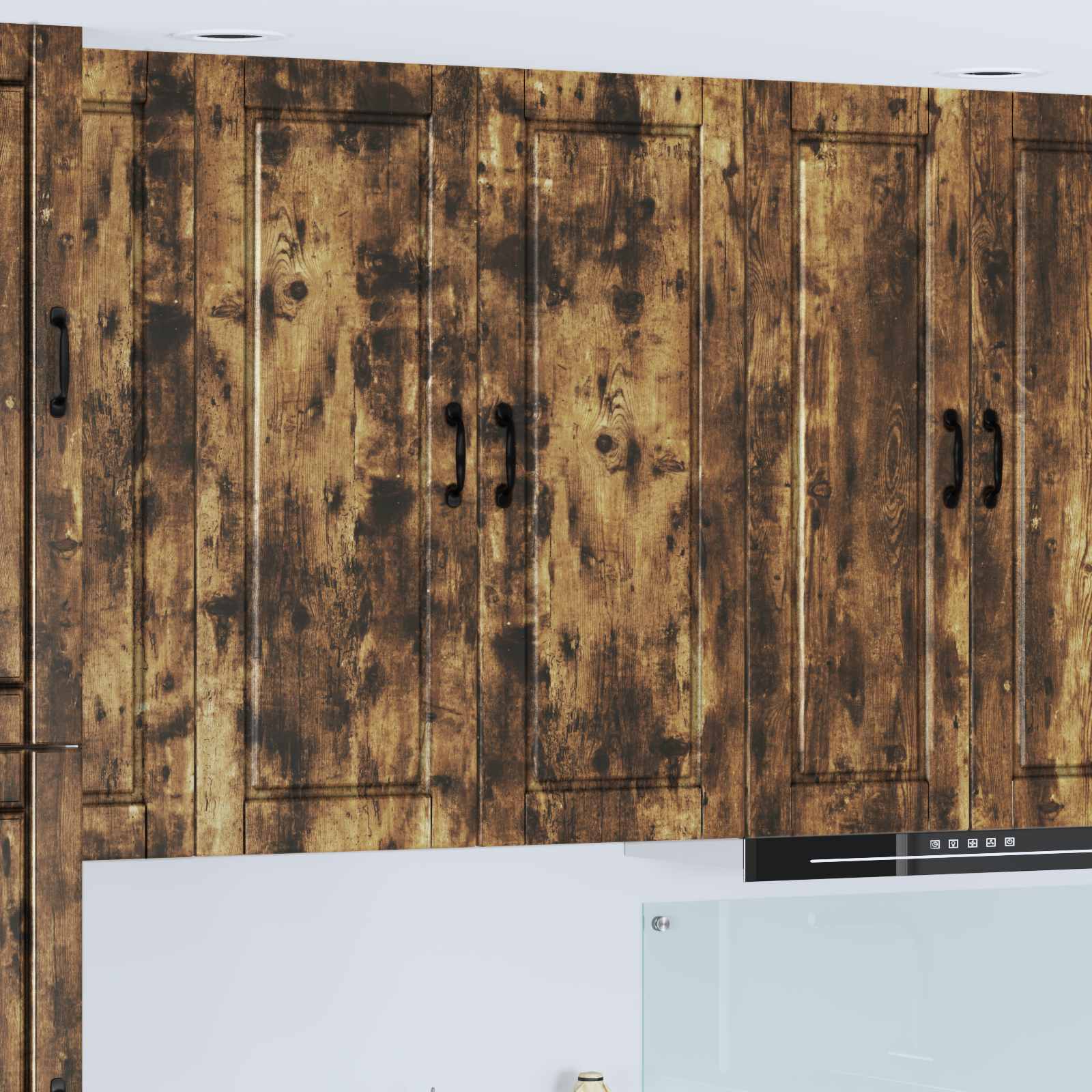 Køkkenskab med hylde Røget eg 40 x 31 x 100 cm Konstrueret træ