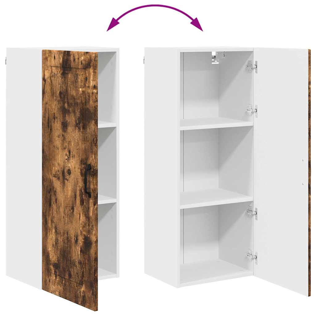 Vægskab til køkken Røget eg 40 x 31 x 100 cm Konstrueret træ
