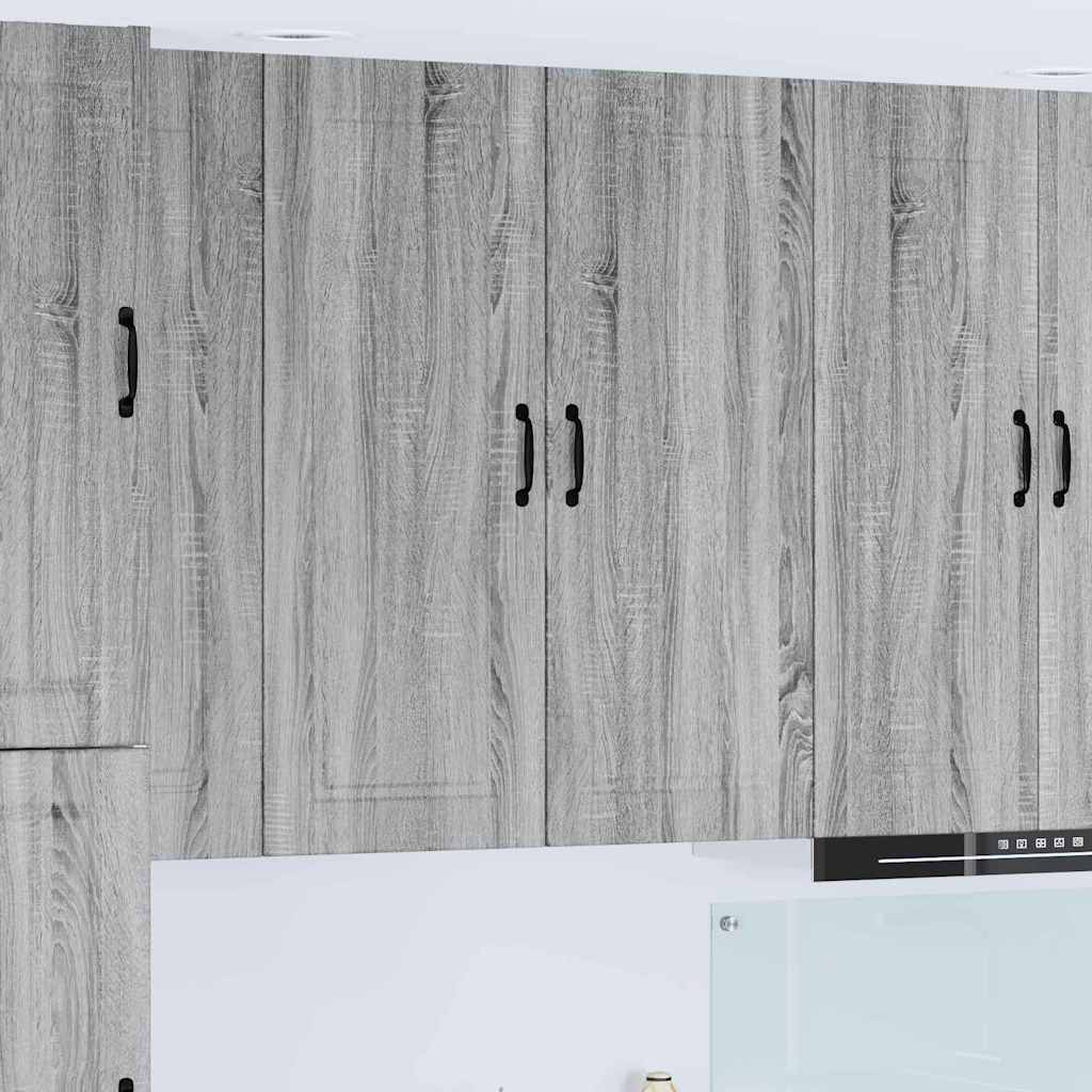 Vægskab til køkken Grå Sonoma 40 x 31 x 100 cm Konstrueret træ