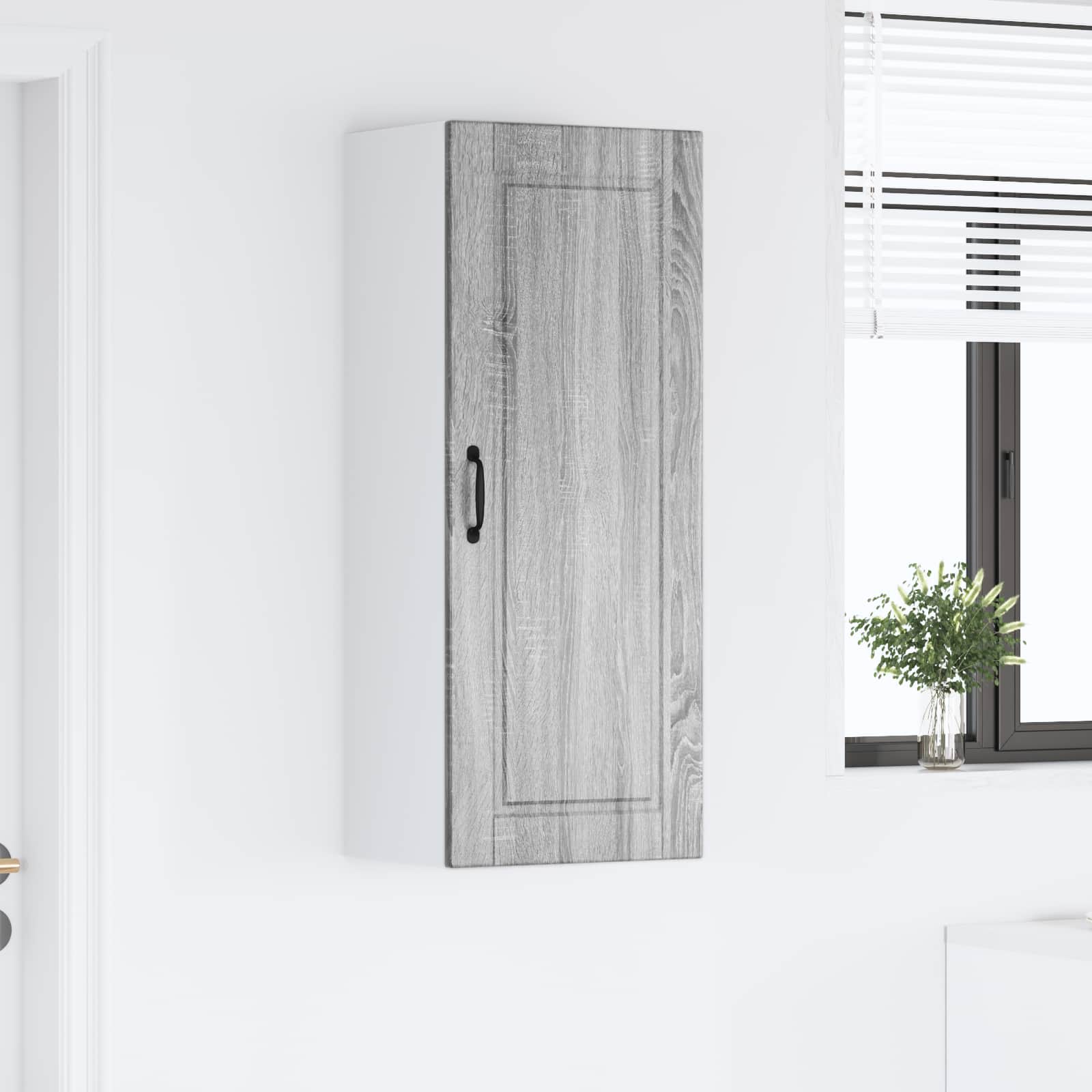 Vægskab PORTO Grå Sonoma 40 x 31 x 100 cm Konstrueret træ