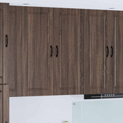 Køkkenskab med hylde Brun eg 40 x 31 x 100 cm Konstrueret træ