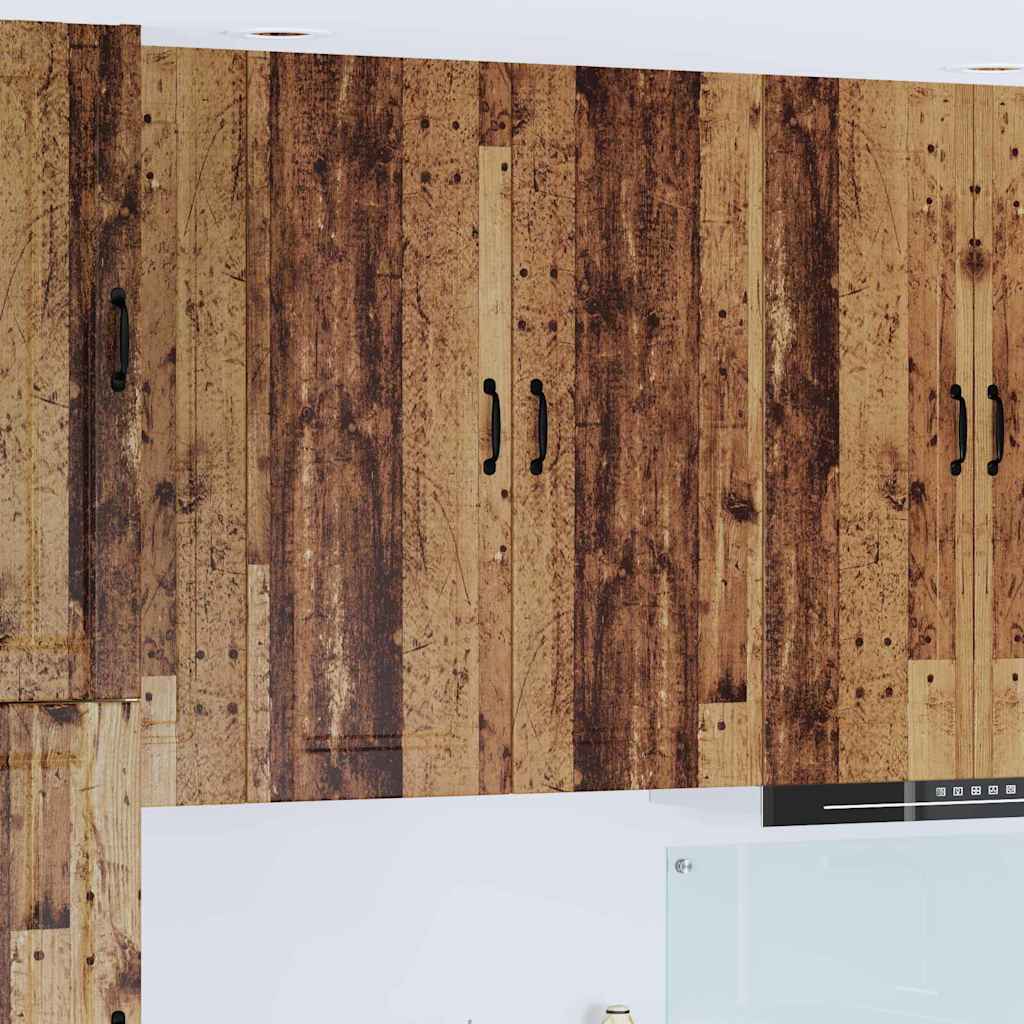 Vægskab til køkken Gammelt træ 40 x 31 x 100 cm Konstrueret træ