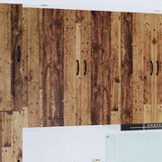 Vægskab til køkken Gammelt træ 40 x 31 x 100 cm Konstrueret træ