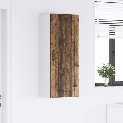 Vægskab PORTO Gammelt træ 40 x 31 x 100 cm Konstrueret træ
