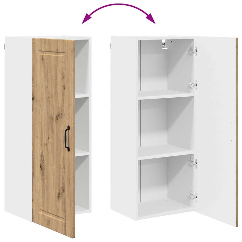 Vægskab til køkken med hylde Artisan Egetræ 40 x 31 x 100 cm