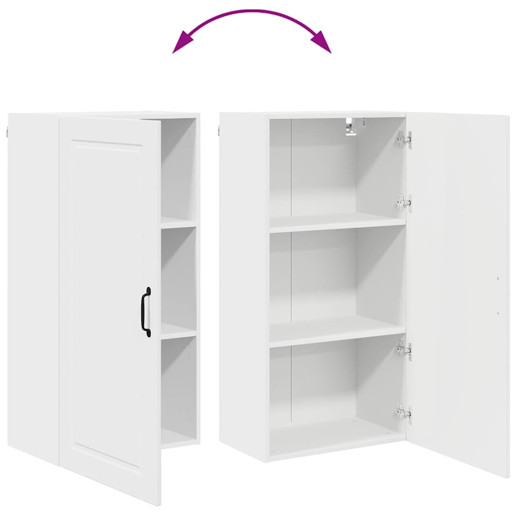 Vægskab til køkken Hvid 50 x 31 x 100 cm Konstrueret træ