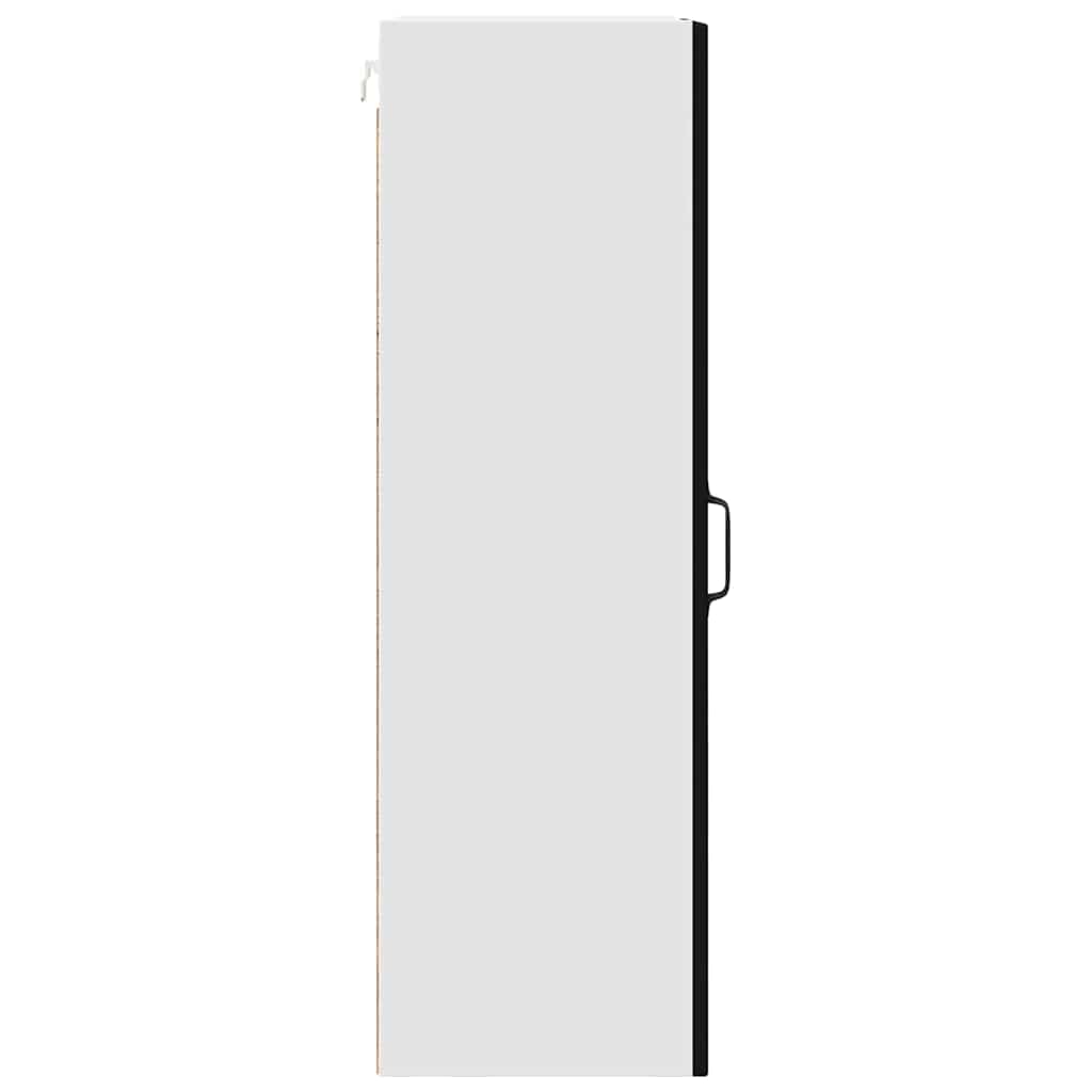 Vægskab til køkken Sort 50 x 31 x 100 cm Konstrueret træ