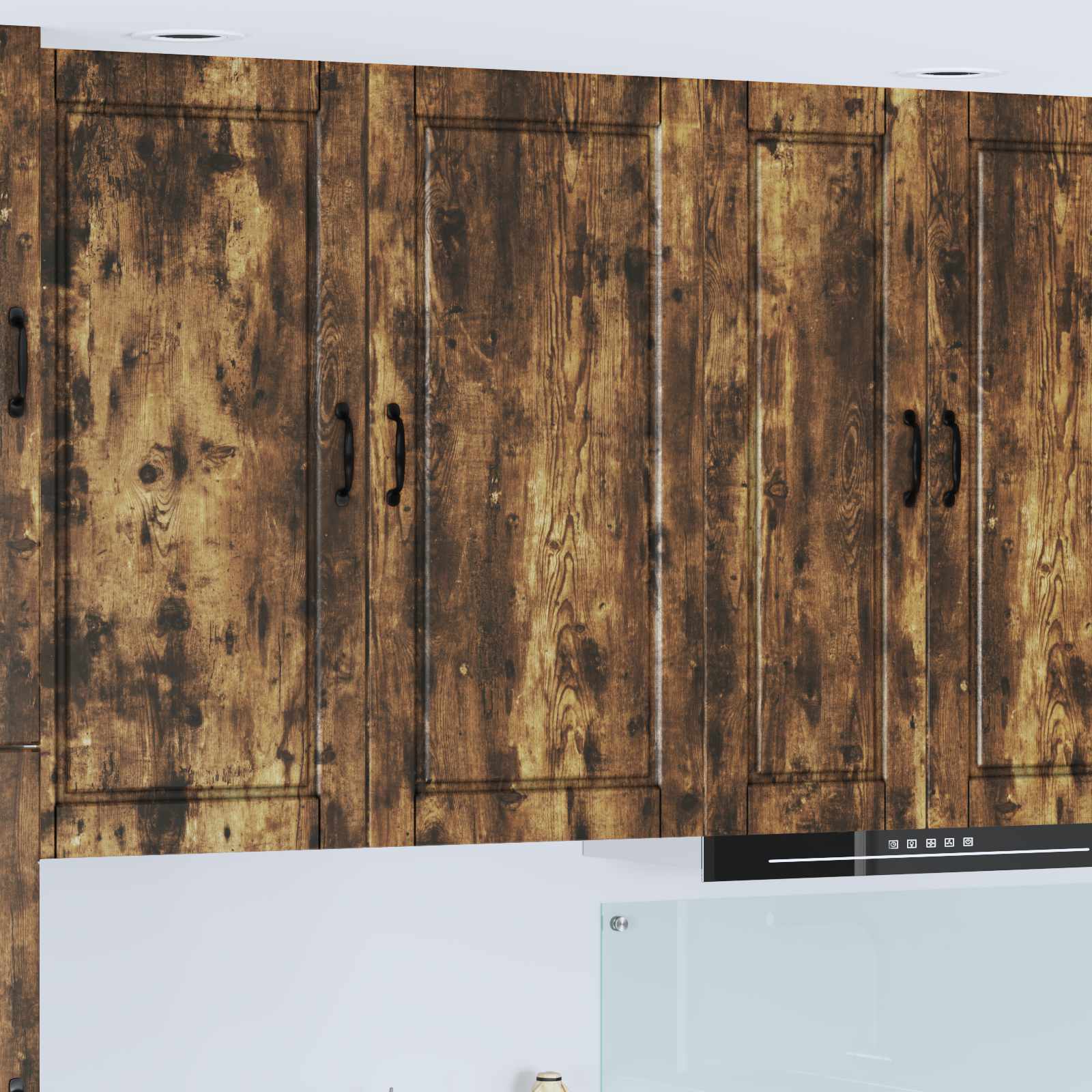 Køkkenskab med hylde Røget eg 50 x 31 x 100 cm Konstrueret træ