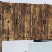 Køkkenskab med hylde Røget eg 50 x 31 x 100 cm Konstrueret træ