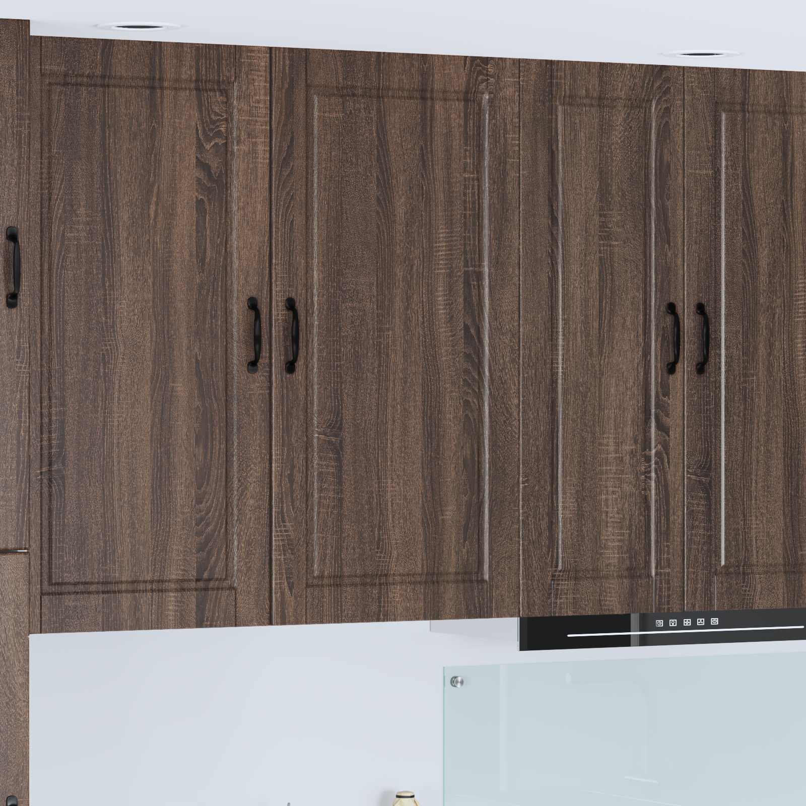 Køkkenskab med hylde Brun eg 50 x 31 x 100 cm Konstrueret træ