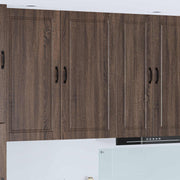 Køkkenskab med hylde Brun eg 50 x 31 x 100 cm Konstrueret træ