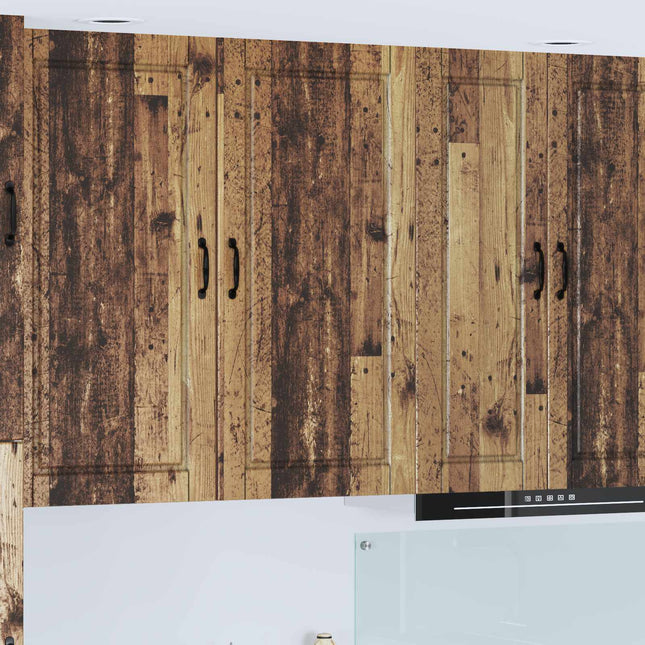 Vægskab PORTO Gammelt træ 50 x 31 x 100 cm Konstrueret træ