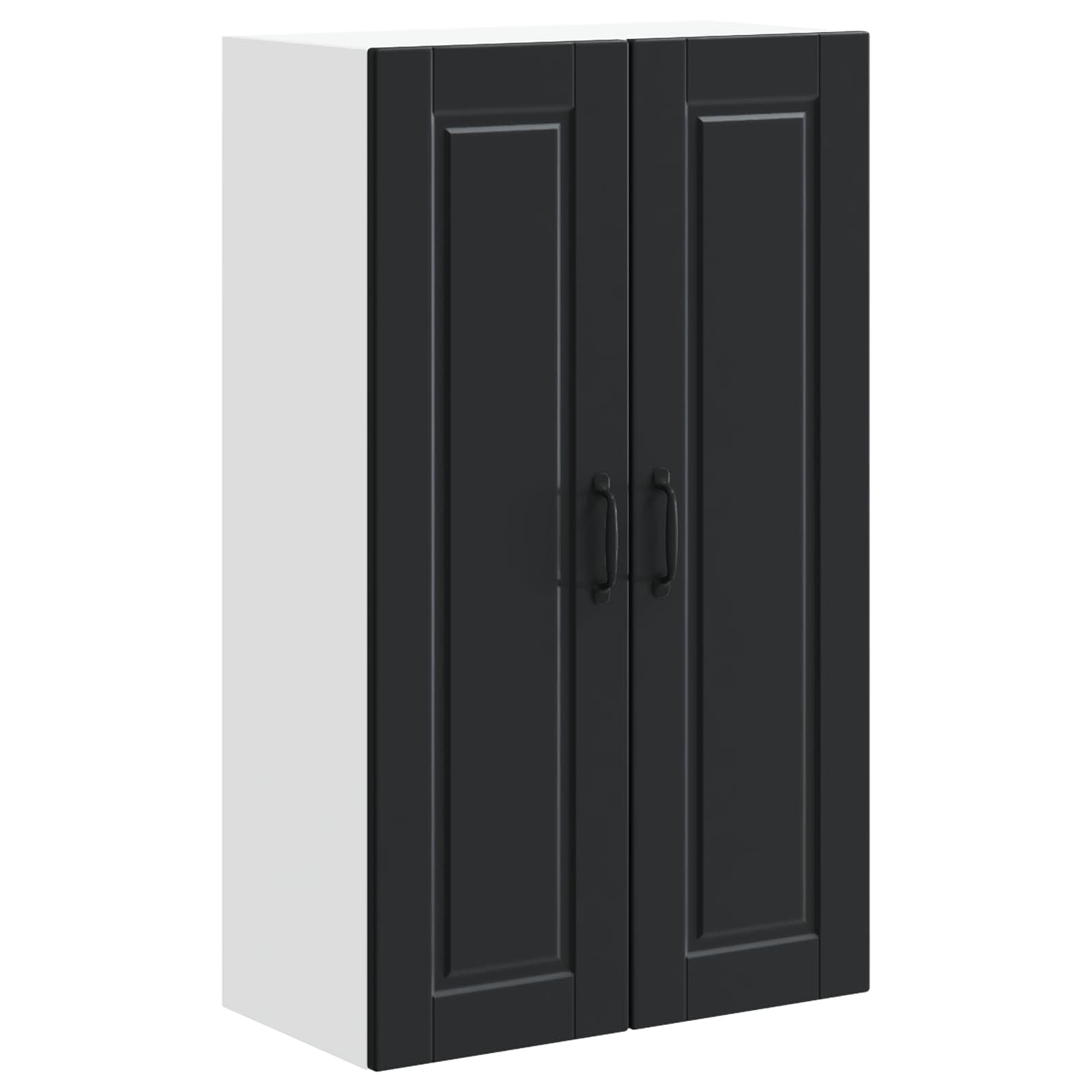 Køkkenskab med hylde Sort 60 x 31 x 100 cm Konstrueret træ