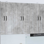 Køkkenskab med hylde Beton Grå 60 x 31 x 100 cm Konstrueret træ