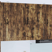 Køkkenskab med hylde Røget eg 60 x 31 x 100 cm Konstrueret træ