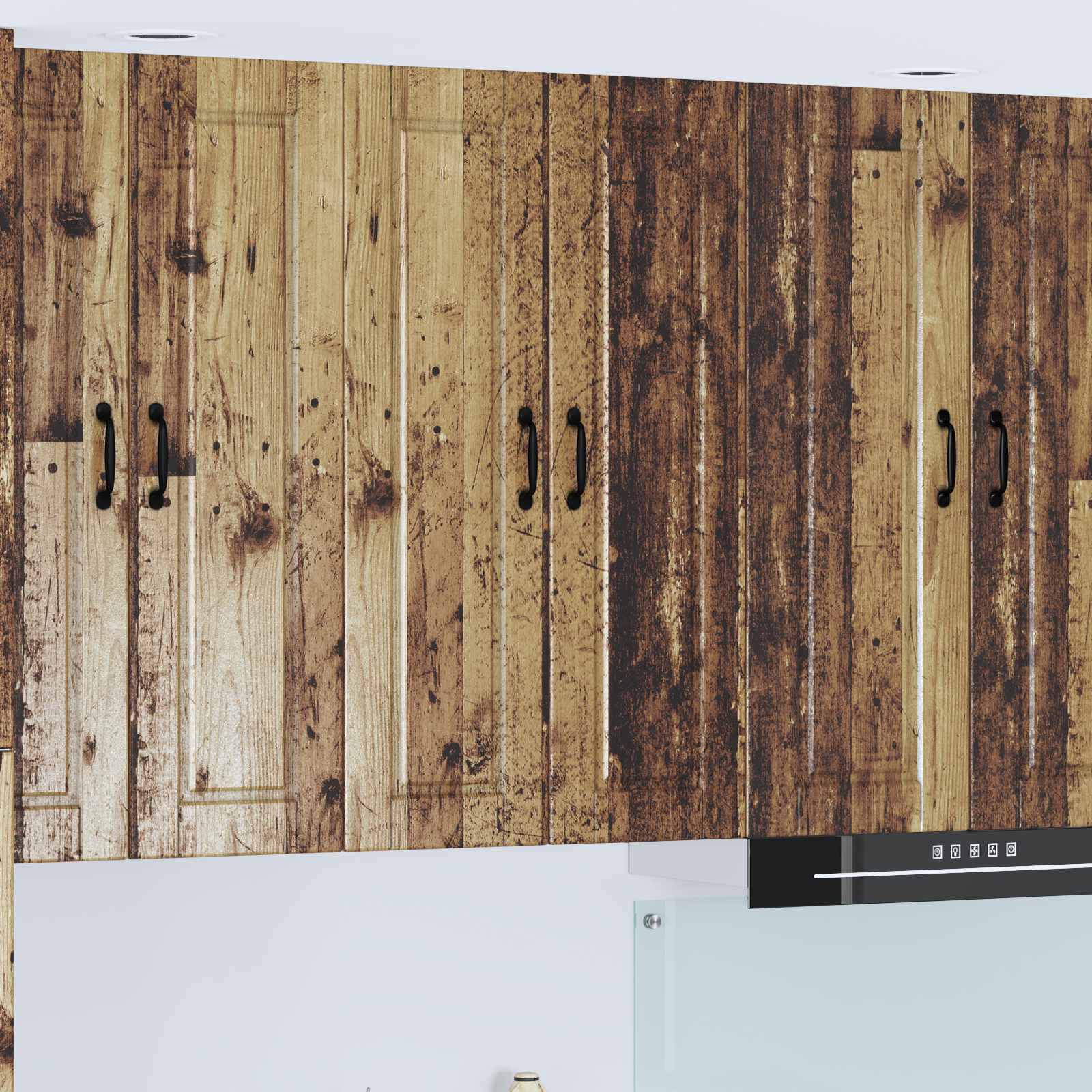 Vægskab PORTO Gammelt træ 60 x 31 x 100 cm Konstrueret træ