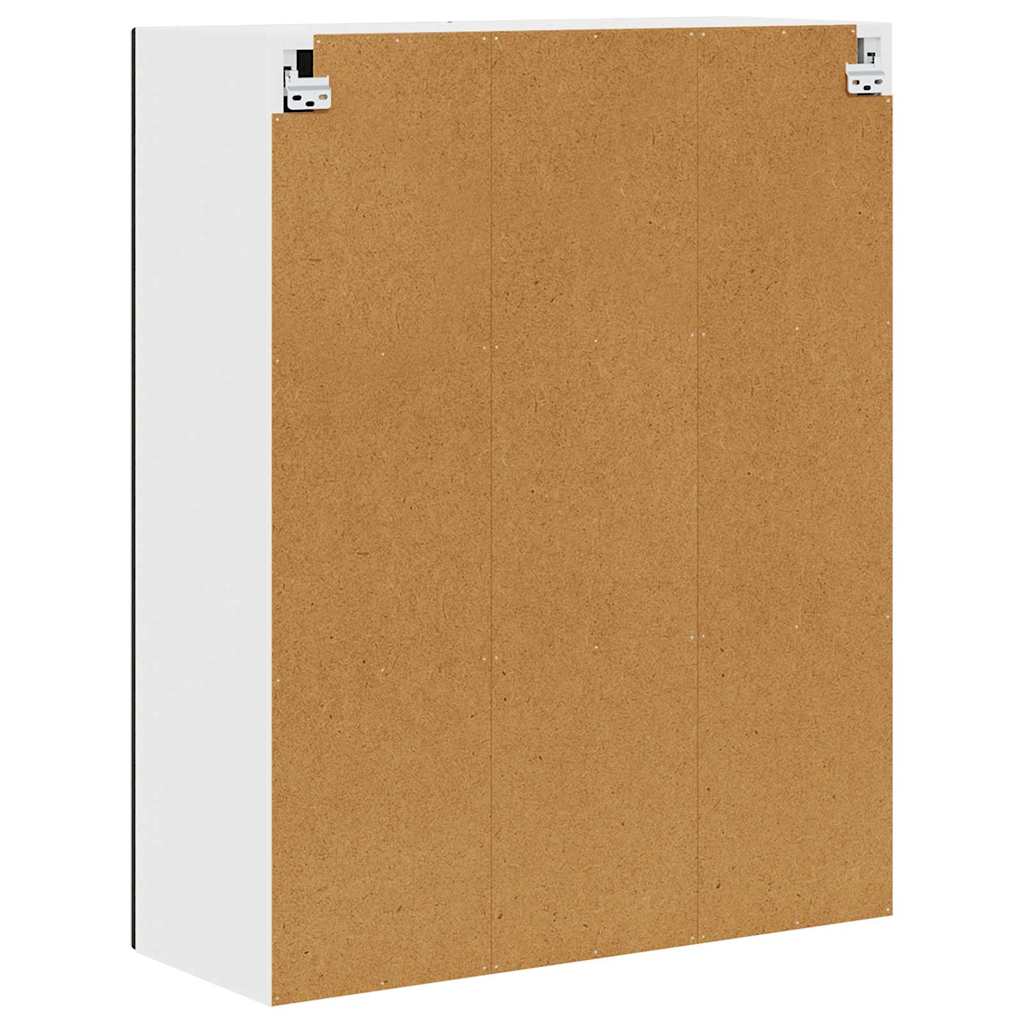 Vægskab til køkken Sort 80 x 31 x 100 cm Konstrueret træ