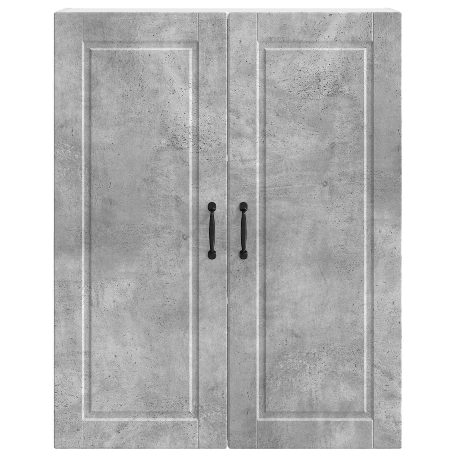 Køkkenskab med hylde Beton Grå 80 x 31 x 100 cm Konstrueret træ