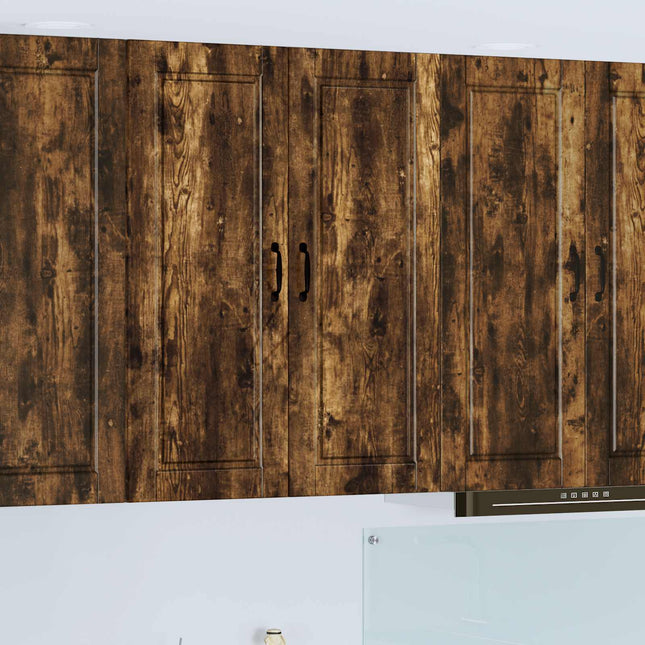 Vægskab PORTO Røget eg 80 x 31 x 100 cm Konstrueret træ