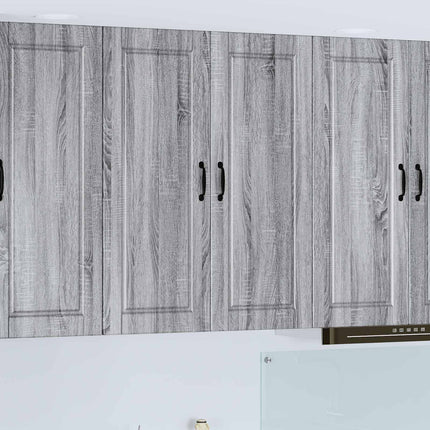 Vægskab PORTO Grå Sonoma 80 x 31 x 100 cm Konstrueret træ