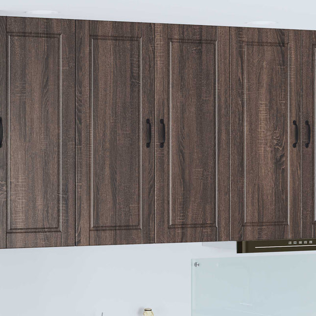Vægskab PORTO Brun eg 80 x 31 x 100 cm Konstrueret træ