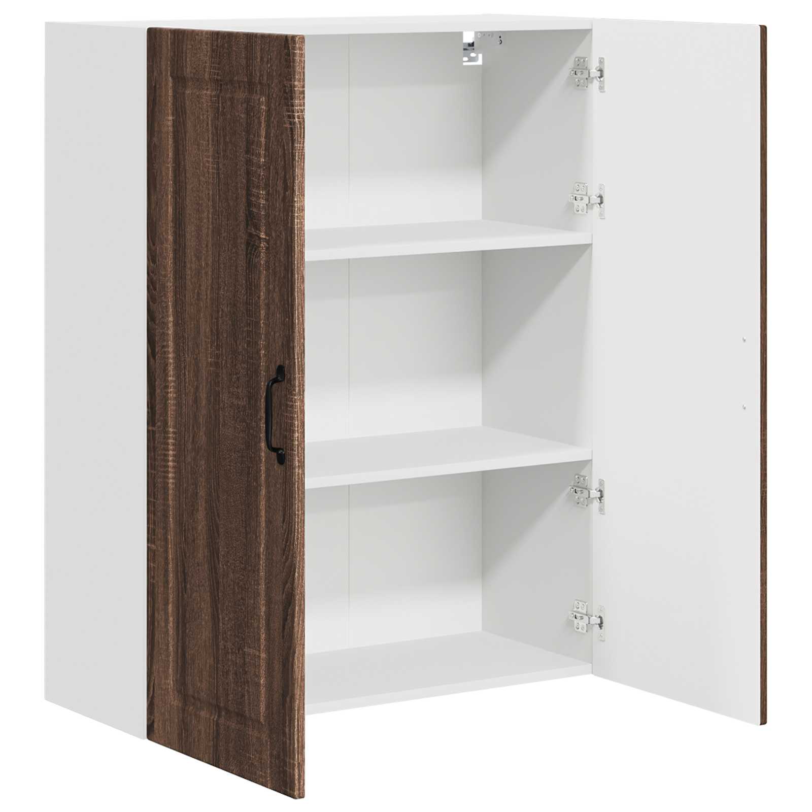 Køkkenskab med hylde Brun eg 80 x 31 x 100 cm Konstrueret træ