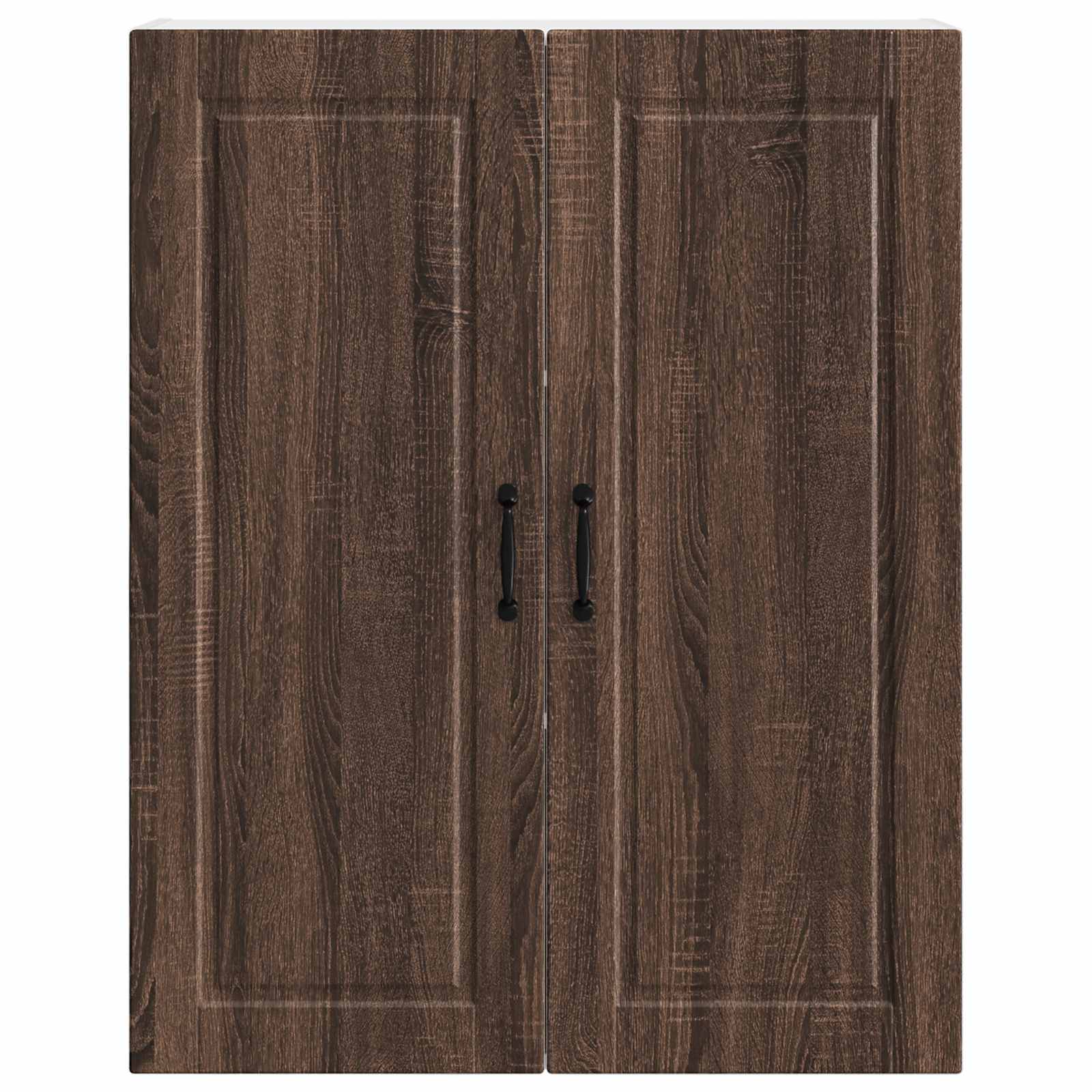 Køkkenskab med hylde Brun eg 80 x 31 x 100 cm Konstrueret træ