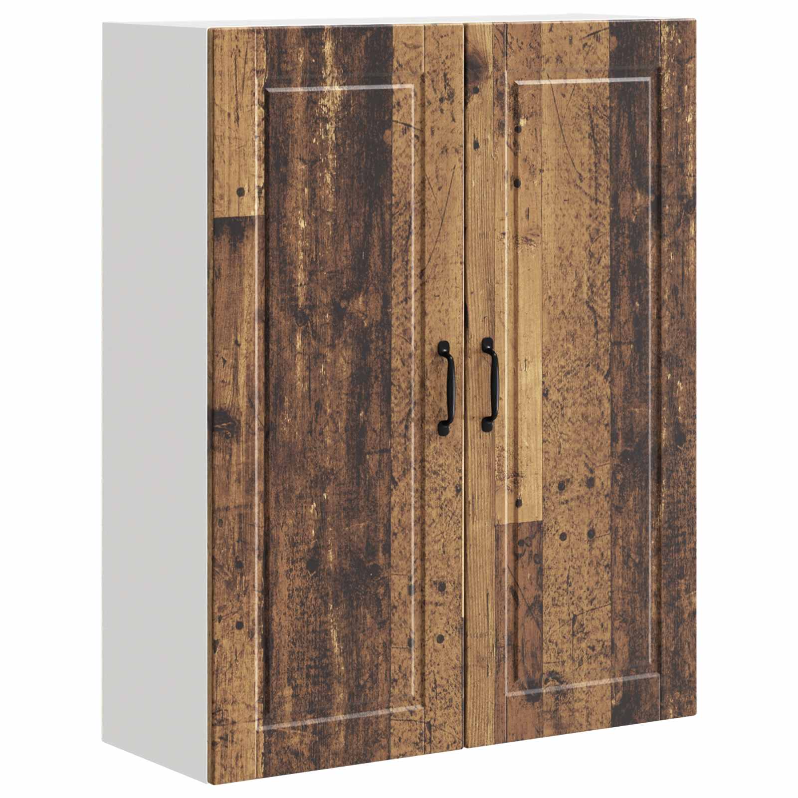 Vægskab PORTO Gammelt træ 80 x 31 x 100 cm Konstrueret træ