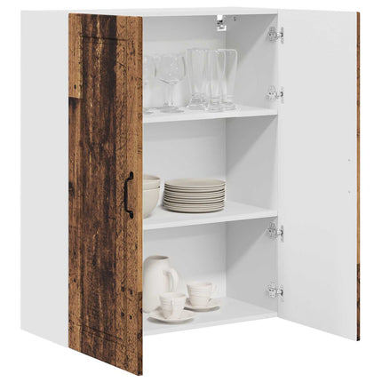 Vægskab PORTO Gammelt træ 80 x 31 x 100 cm Konstrueret træ