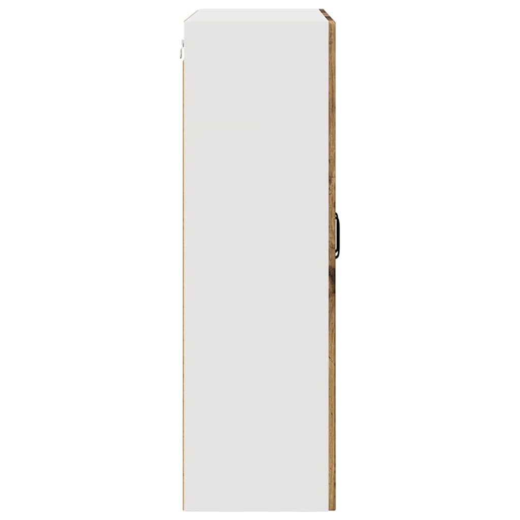 Vægskab til køkken Gammelt træ 80 x 31 x 100 cm Konstrueret træ