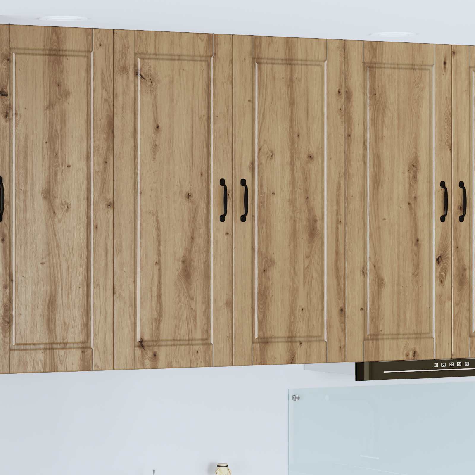 Vægskab PORTO Artisan Egetræ 80 x 31 x 100 cm Konstrueret træ