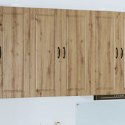 Vægskab PORTO Artisan Egetræ 80 x 31 x 100 cm Konstrueret træ