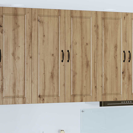 Vægskab PORTO Artisan Egetræ 80 x 31 x 100 cm Konstrueret træ