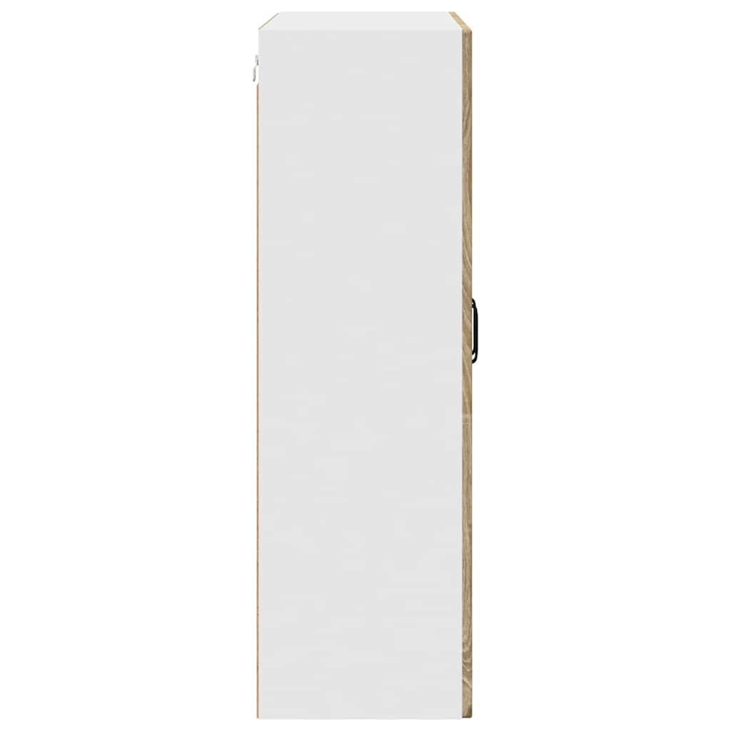 Vægskab til køkken Sonoma eg 80 x 31 x 100 cm Konstrueret træ