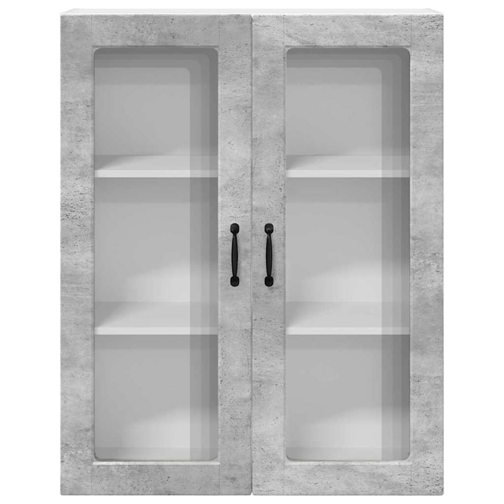 Vægskab til køkken Beton Grå 80 x 31 x 100 cm Konstrueret træ