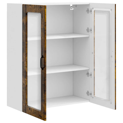 Væglågskab PORTO Røget eg 80 x 31 x 100 cm Konstrueret træ