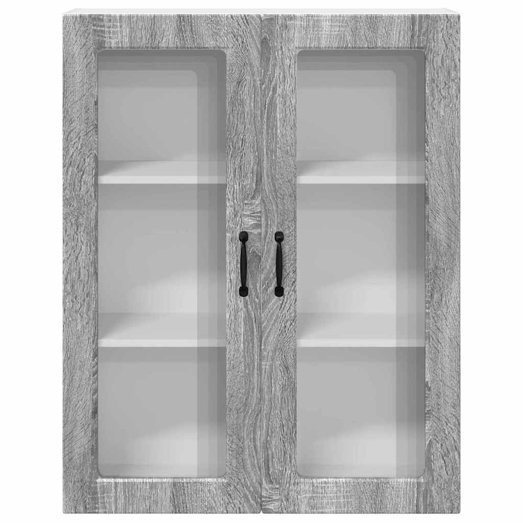 Vægskab til køkken Grå Sonoma 80 x 31 x 100 cm Konstrueret træ