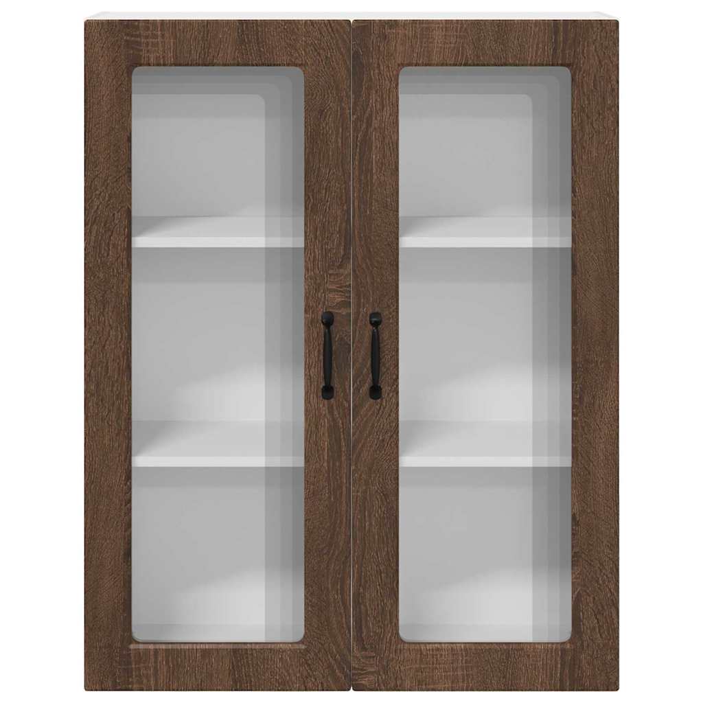 Vægskab til køkken Brun eg 80 x 31 x 100 cm Konstrueret træ