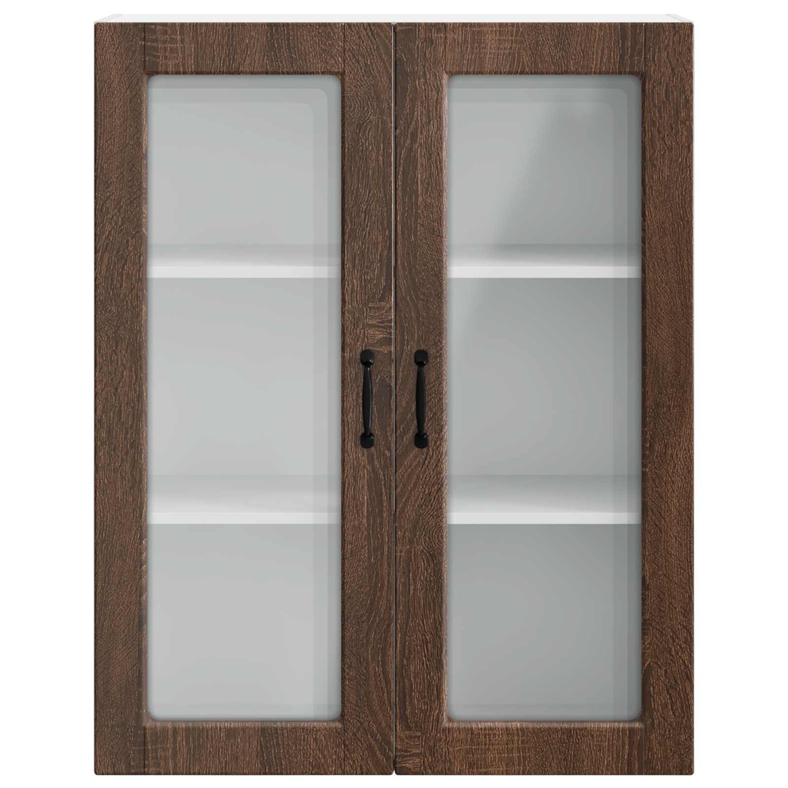 Køkkenskab med hylde Brun eg 80 x 31 x 100 cm Konstrueret træ