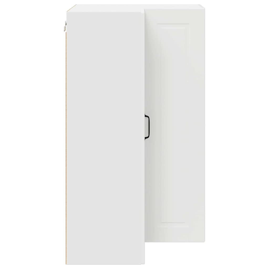 Vægskab til køkken Hvid 57 x 57 x 100 cm Konstrueret træ