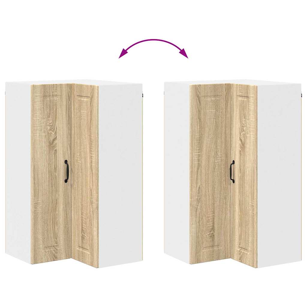 Vægskab til køkken Sonoma eg 57 x 57 x 100 cm Konstrueret træ