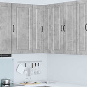 Køkkenskab med hylde Beton Grå 57 x 57 x 100 cm Konstrueret træ