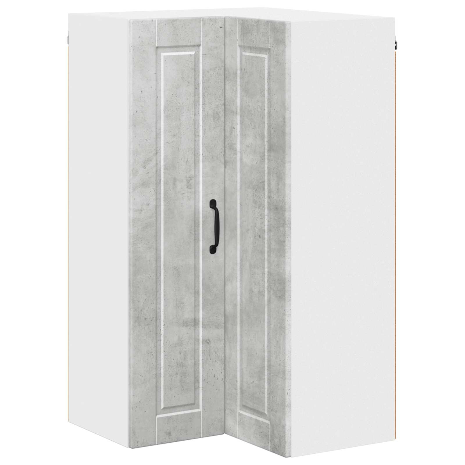 Køkkenskab med hylde Beton Grå 57 x 57 x 100 cm Konstrueret træ