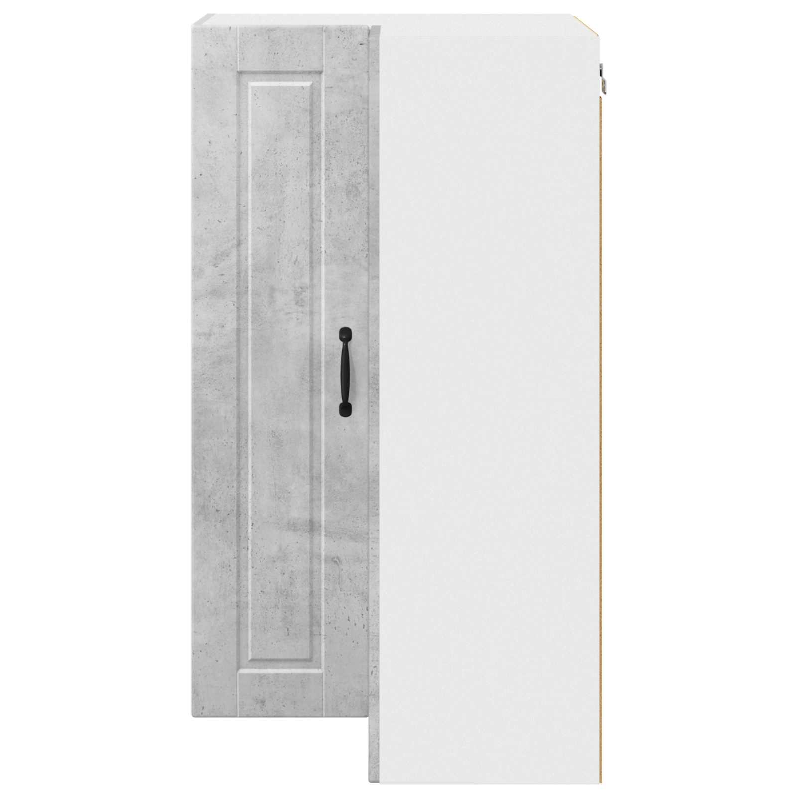 Køkkenskab med hylde Beton Grå 57 x 57 x 100 cm Konstrueret træ