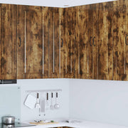 Køkkenskab med hylde Røget eg 57 x 57 x 100 cm Konstrueret træ