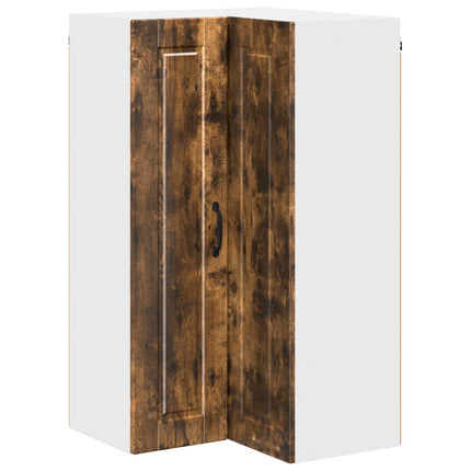 Væg hjørneskab PORTO Røget eg 57 x 57 x 100 cm Konstrueret træ