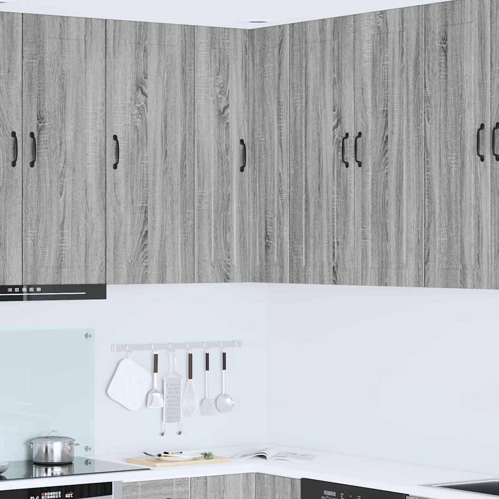 Vægskab til køkken Grå Sonoma 57 x 57 x 100 cm Konstrueret træ